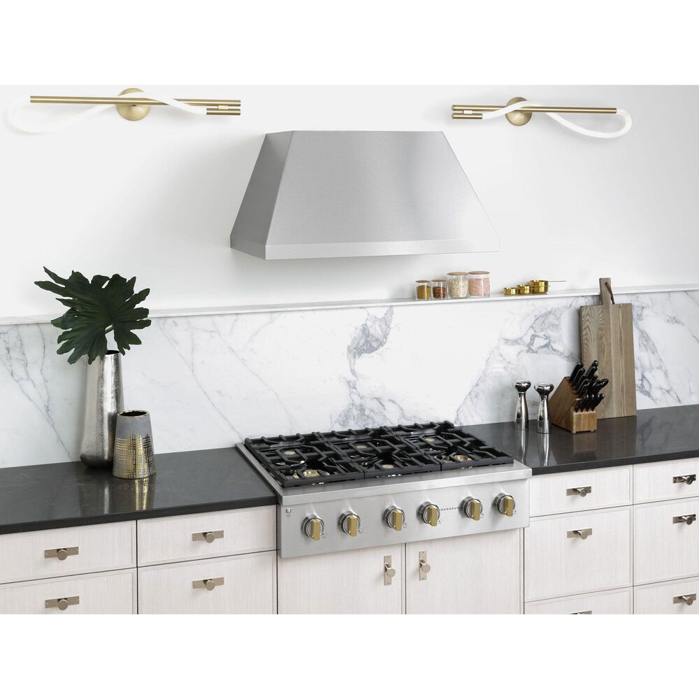 Monogram 36&quot; Professional Gas Rangetop with 6 Burners in Stainless Steel, , large