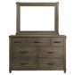 Mayberry Hill Scott 7 Drawer Dresser and Mirror in Dark Walnut, , large