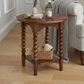 Forma & Co Turn Wood End Table in Cocoa Brown, , large