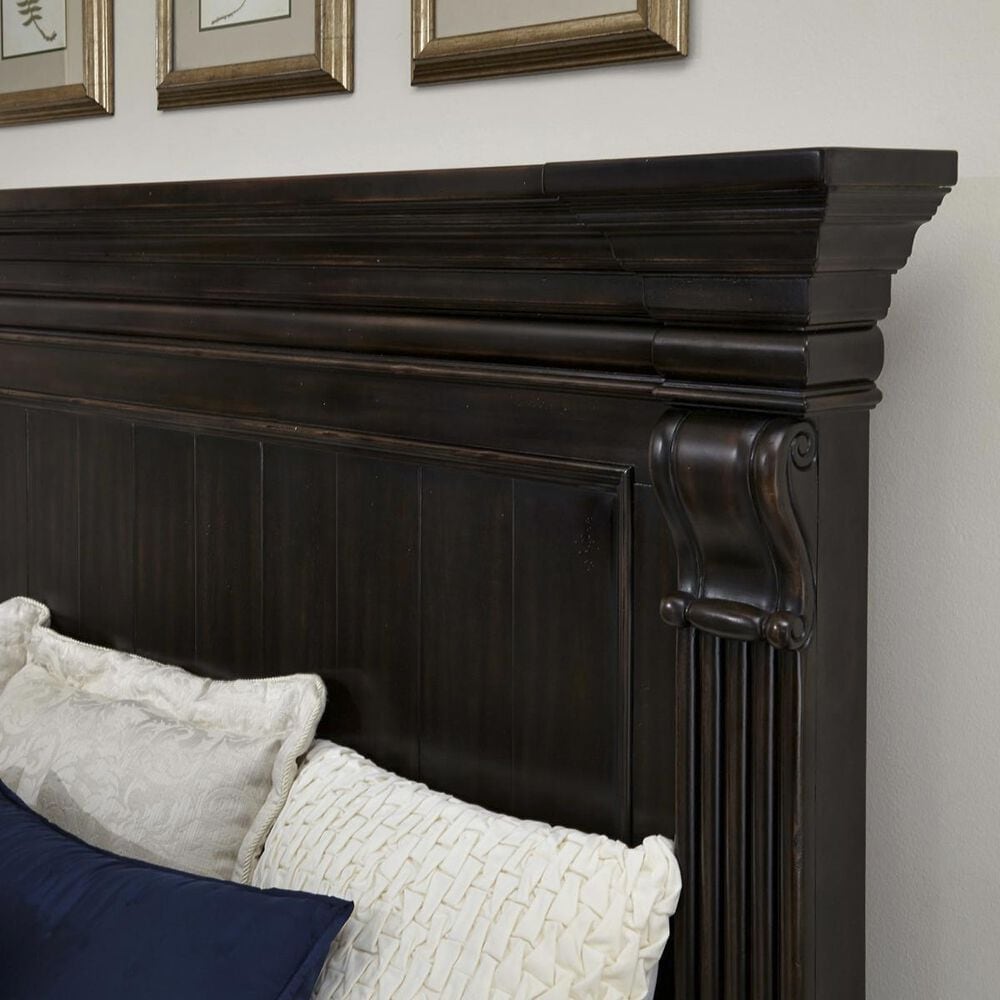 Chapel Hill Caldwell California King Panel Bed in Dark Espresso, , large