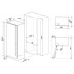 SMEG 20.1 Cu. Ft. Built-In Left Hinge Freezer in Stainless Steel, , large