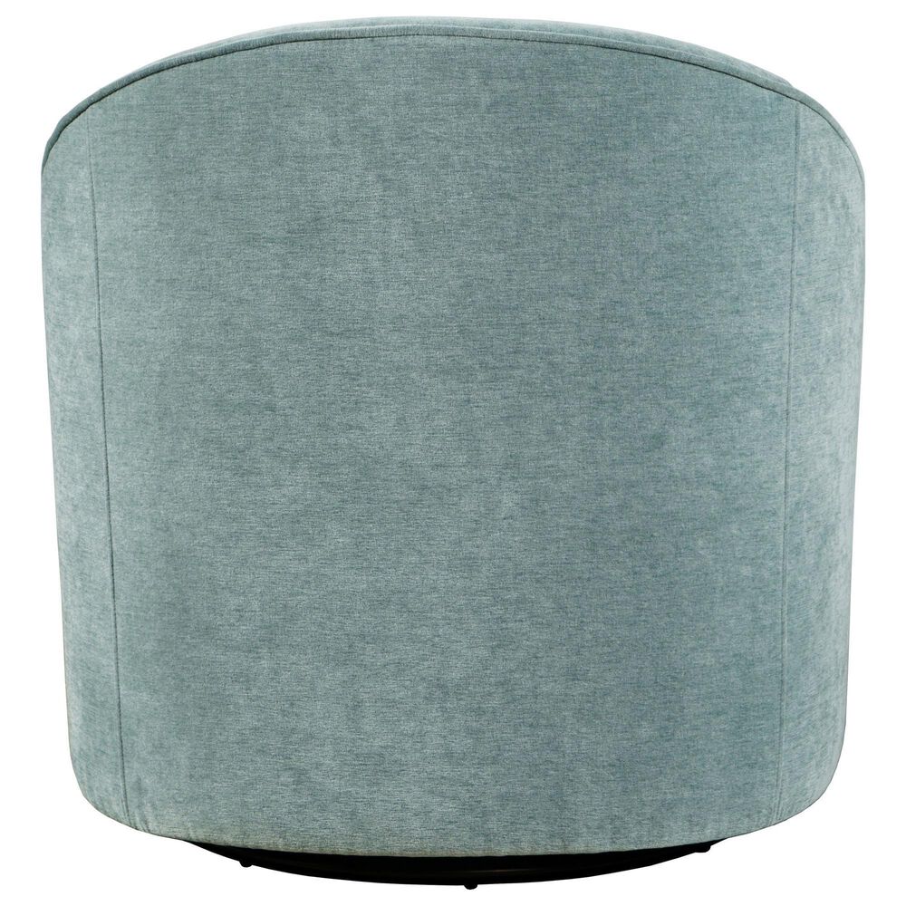 Waltham Lulu Swivel Accent Chair in Teal, , large