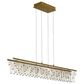 Golden Lighting Lucerna 48" 1-Light LED Linear Pendant in Gold, , large