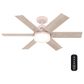Hunter Pacer 44" Ceiling Fan with LED Lights in Blush Pink, , large