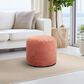 Howard Elliott Pana Tall Pouf in Terracotta, , large