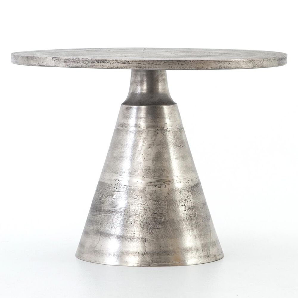 Four Hands Marlow Bistro Table in Raw Antique Nickel - Table Only, , large