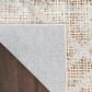 Nourison Sparkle Grey and Mocha 9" x 12" Area Rug, , large