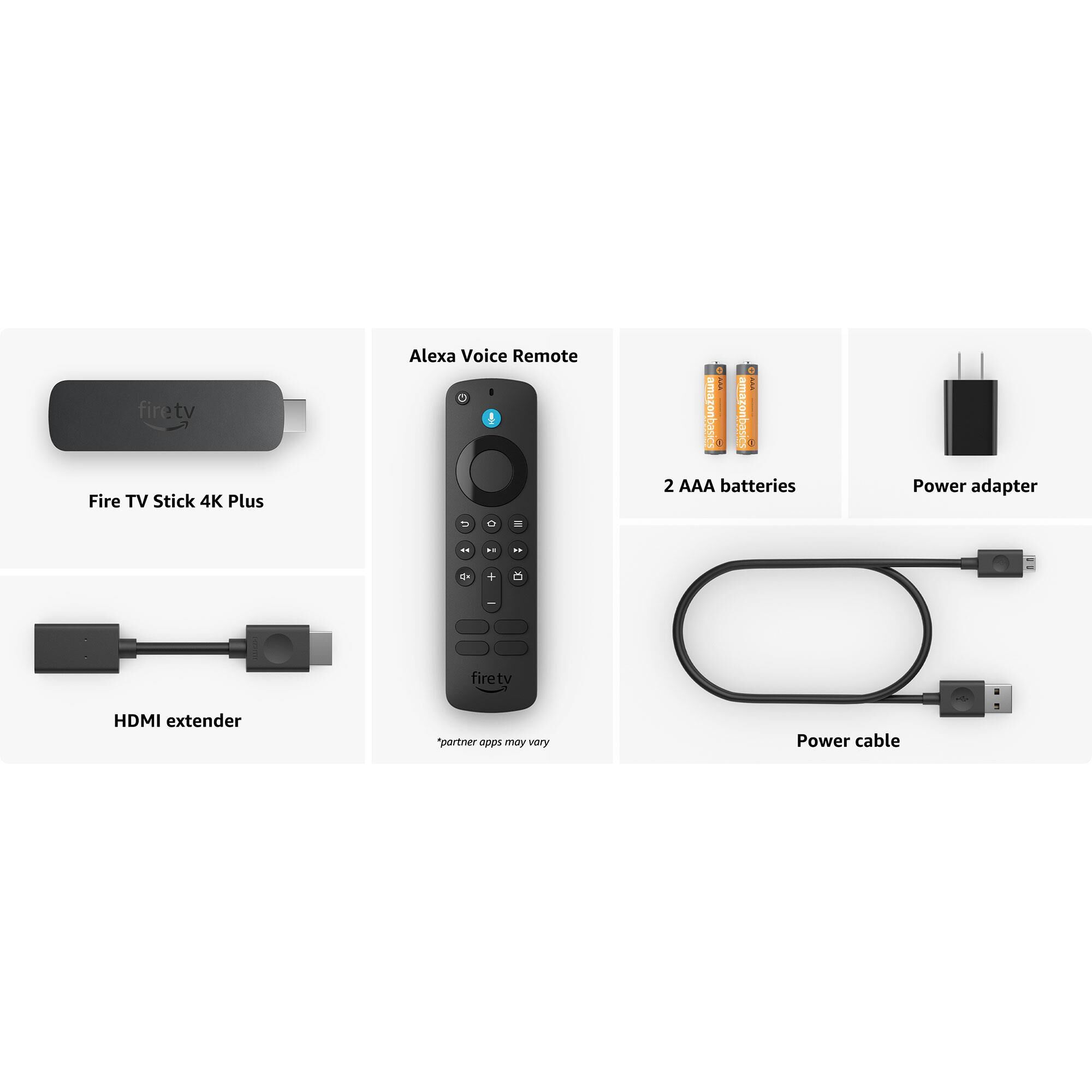 Amazon Fire TV Stick 4K Plus (Newest Model) in Black