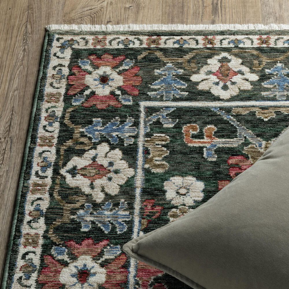 Oriental Weavers Hastings 2&#39;3&quot; x 7&#39;6&quot; Green Runner, , large
