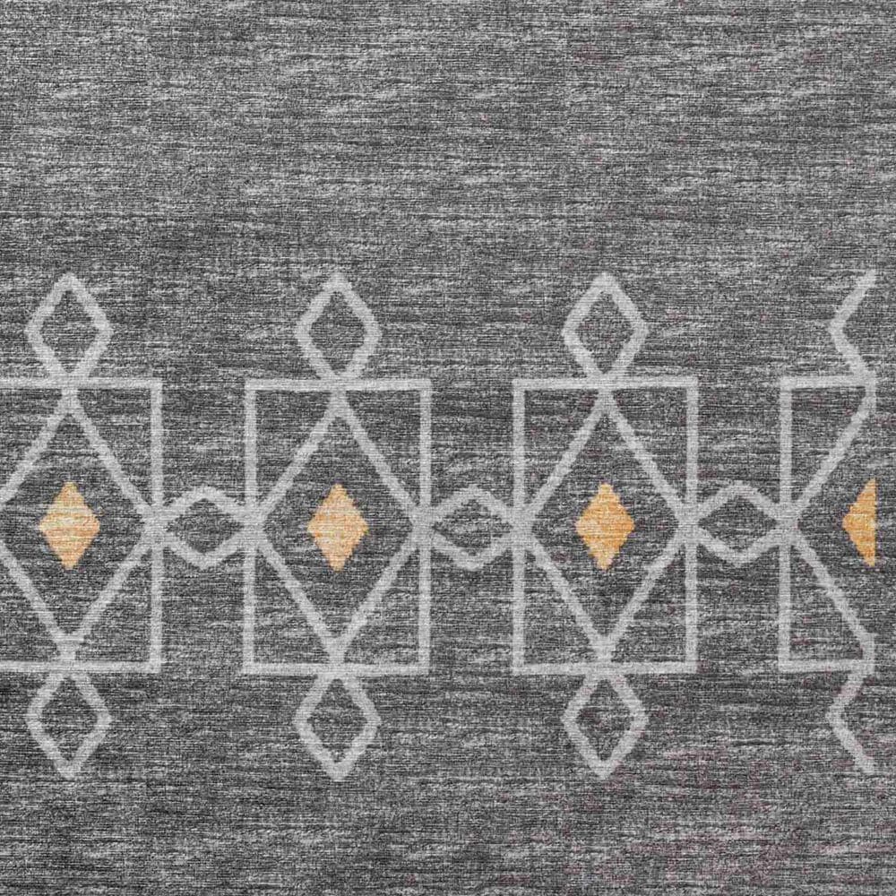 Dalyn Rug Company Sedona Southwestern 2&#39;3&quot; x 12&#39; Charcoal Indoor/Outdoor Performance Runner, , large