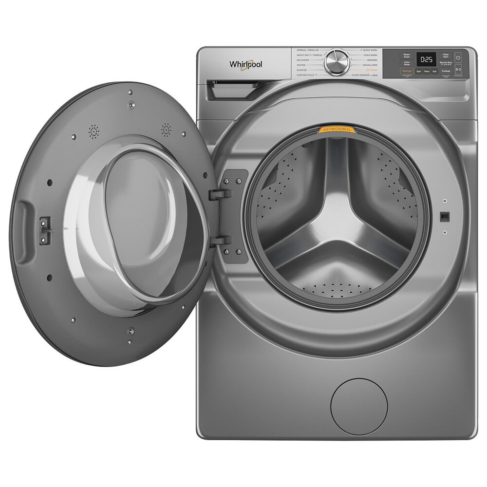 Whirlpool 4.5 cu. ft. Smart Front Load Washer with FreshFlow Vent System in Radiant Silver, , large