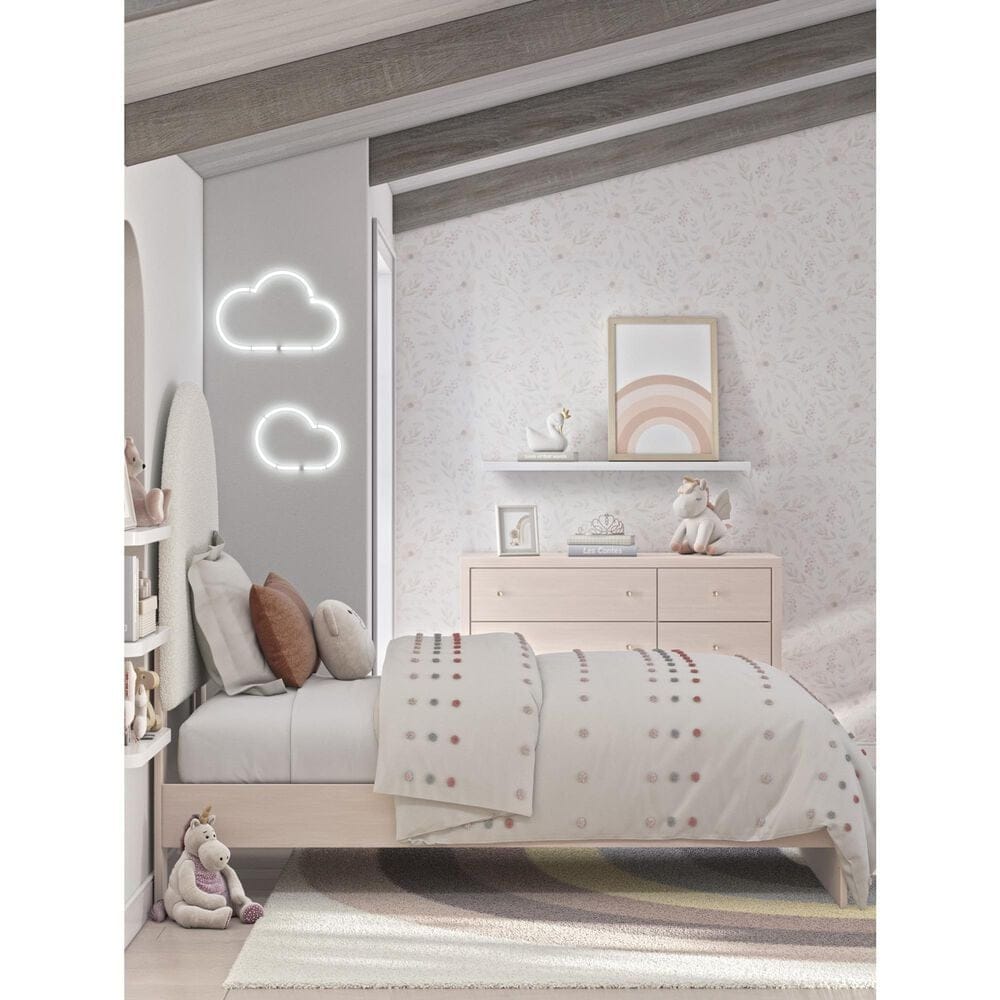 Ashley Wistenpine Twin Upholstered Panel Bed, , large