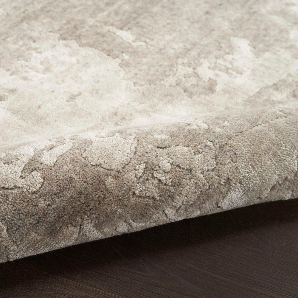 Nourison Harmony 7&#39;9&quot; x 9&#39;9&quot; Silver and Grey Area Rug, , large