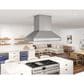 Zephyr Titan 42" Externally Vented Island Range Hood with TruHue in Stainless Steel, , large
