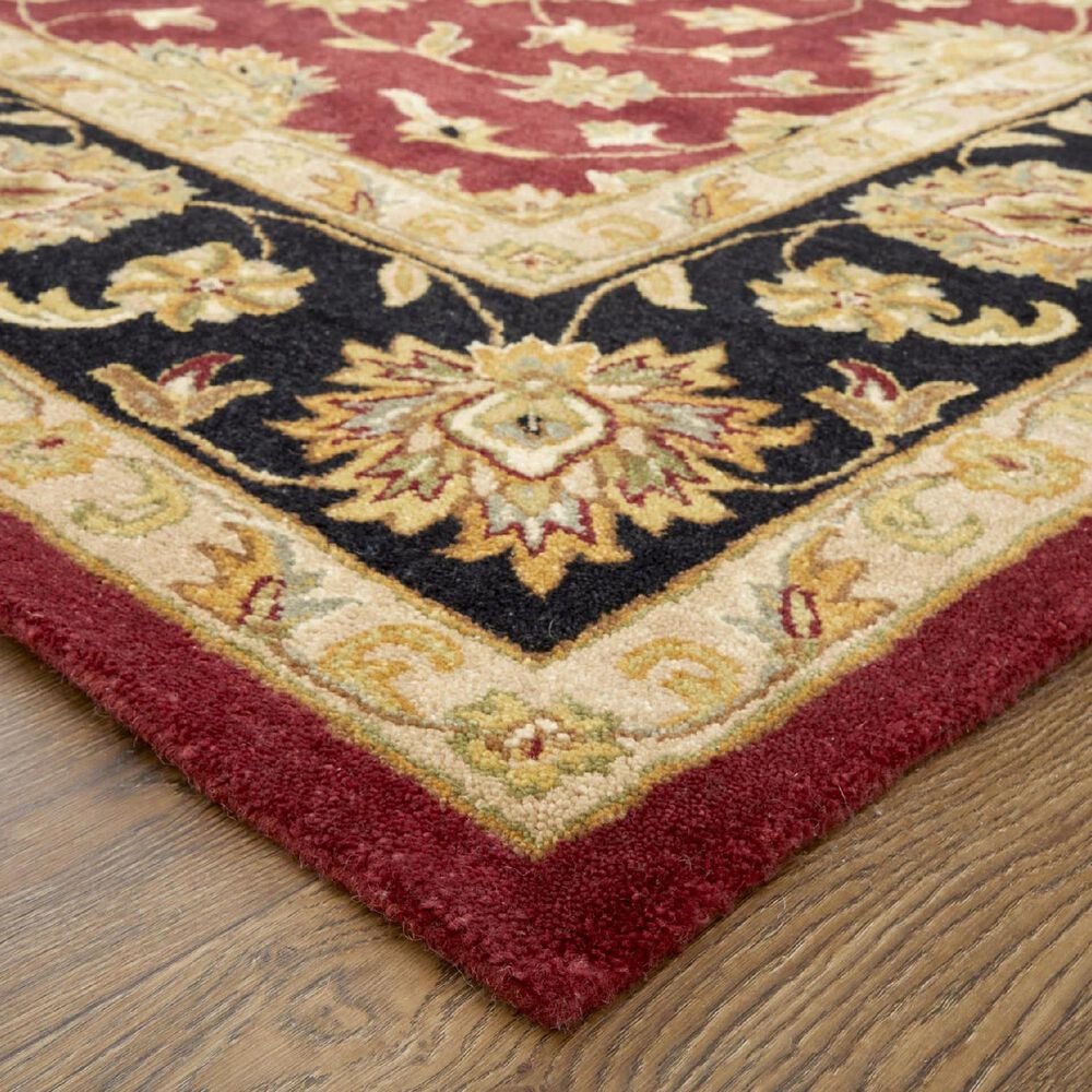 Feizy Rugs Wagner Red and Black 8&#39; x 10&#39; Area Rug, , large