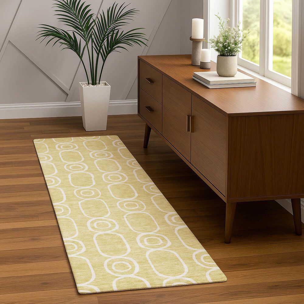 Dalyn Rug Company The Reserve TR6 Wheat 2&#39;3&quot; x 7&#39;6&quot; Indoor/Outdoor Runner, , large