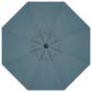 Treasure Garden 9" Umbrella with Black Base in Cast Lagoon, , large