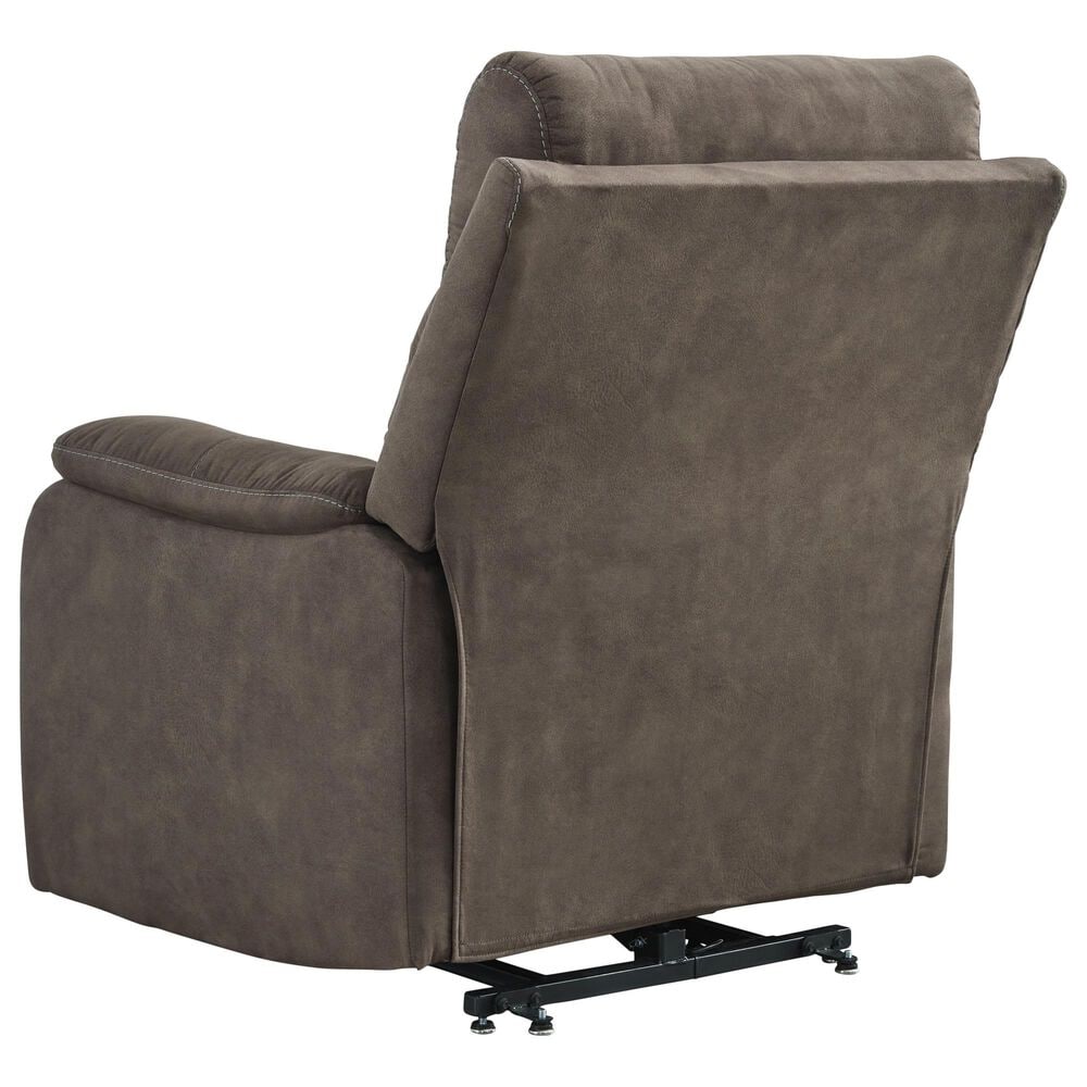 Ashley Crestmeade Power Lift Recliner in Espresso, , large
