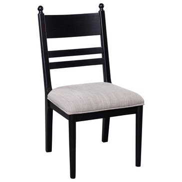 Ashley Greddinton Upholstered Dining Side Chair in Black, , large