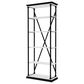 Furniture of America Kidd 33" Bookcase in Antique White/Black, , large