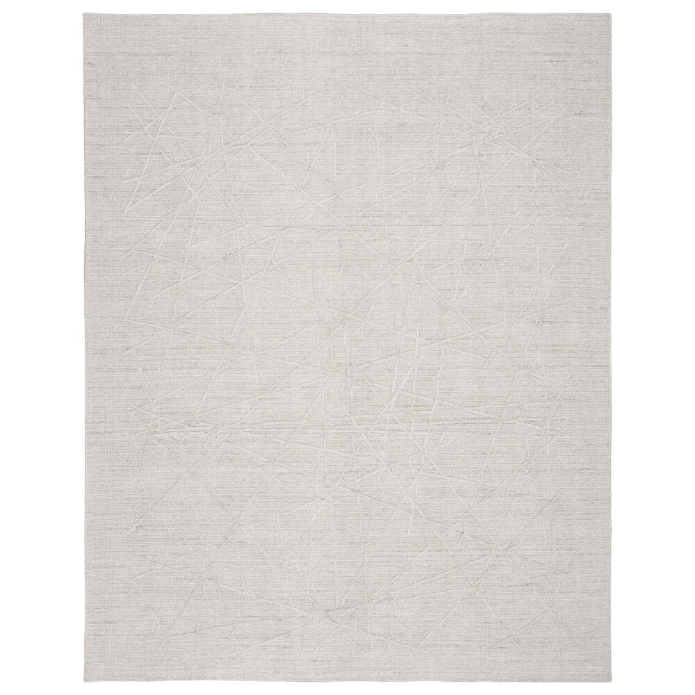 Nourison Wander 7"9" x 9"9" Ivory and Grey Area Rug, , large