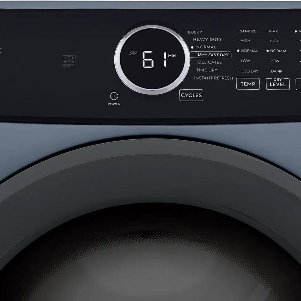 Electrolux 400 Series 4.5 Cu. Ft. Front Load Washer and 8 Cu. Ft. Gas Dryer Laundry Pair in Denim Blue, , large