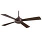 Minka-Aire Aluma 52" Ceiling Fan with LED Light in Oil Rubbed Bronze, , large