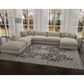Kas Oriental Rugs Adele Sofia 11"6" x 15"3" Gray and Ivory Area Rug, , large