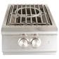 Blaze 7-Piece Outdoor Kitchen Package with 32" Liquid Propane Grill with 4-Burner, 16" Liquid Propane Power Burner, 5.1 Cu Ft Outdoor Double Drawer Refrigerator, Infrared Burner Upgrade, 16" Double Access Drawers, and 32" Double Access Doors in Stainless Steel, , large