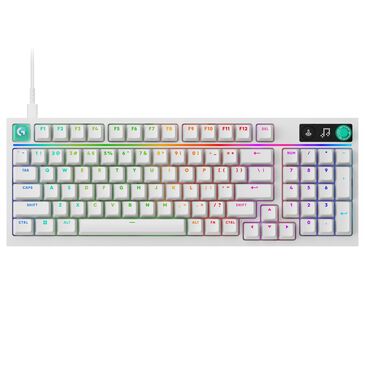Logitech G316 X 98 Wired Gaming Keyboard with Linear Switches in White, , large