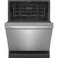 Frigidaire 3 Piece Kitchen Package with 22.3 Cu. Ft. 33" Standard Depth Side by Side Refrigerator, 30" Freestanding Gas Range with Quick Boil Burner, and 24" Built-In Dishwasher with MaxDry in Stainless Steel, , large