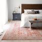Loloi Claire CLE-01 3"7" x 5"1" Red and Ivory Area Rug, , large