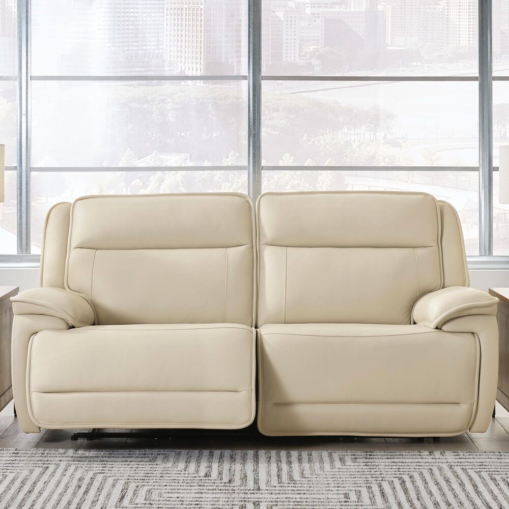 Ashley Double Deal 2-Piece Power Symmetrical Reclining Loveseat in Almond, , large
