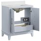 37B Fenwick 30" Single Bathroom Vanity in Soft Blue with Glossy White Composite Stone Top and Backsplash, , large