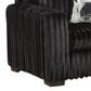 Arapahoe Home Lush Stationary Back Chair in Black, , large