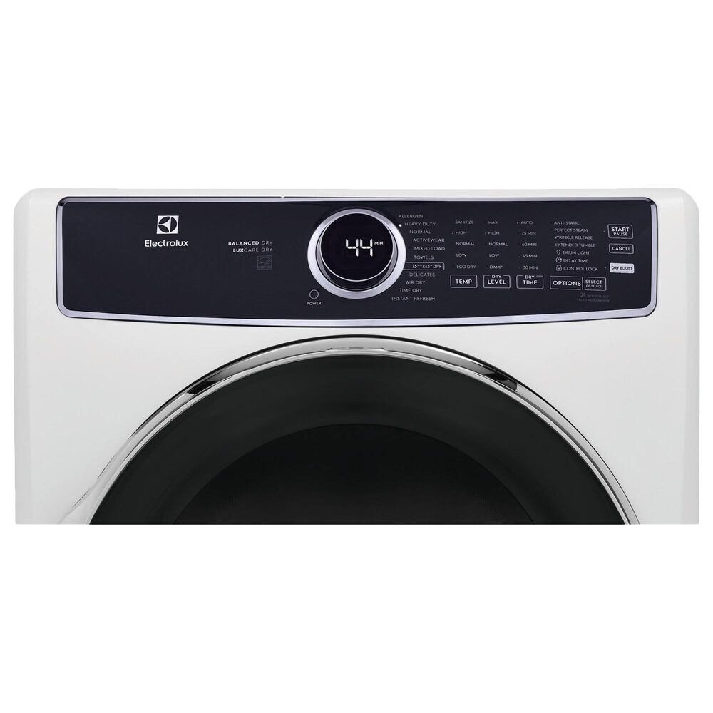 Electrolux 4.5 Cu. Ft. Front Load Washer and 8.0 Cu. Ft. Gas Dryer Laundry Pair in White, , large