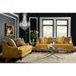 Furniture of America Atene 71" Loveseat in Gold Velvet, , large