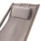 Hearth and Haven Nikki Outdoor Sling Chair with Pillow in Grey (Set of 2), , large