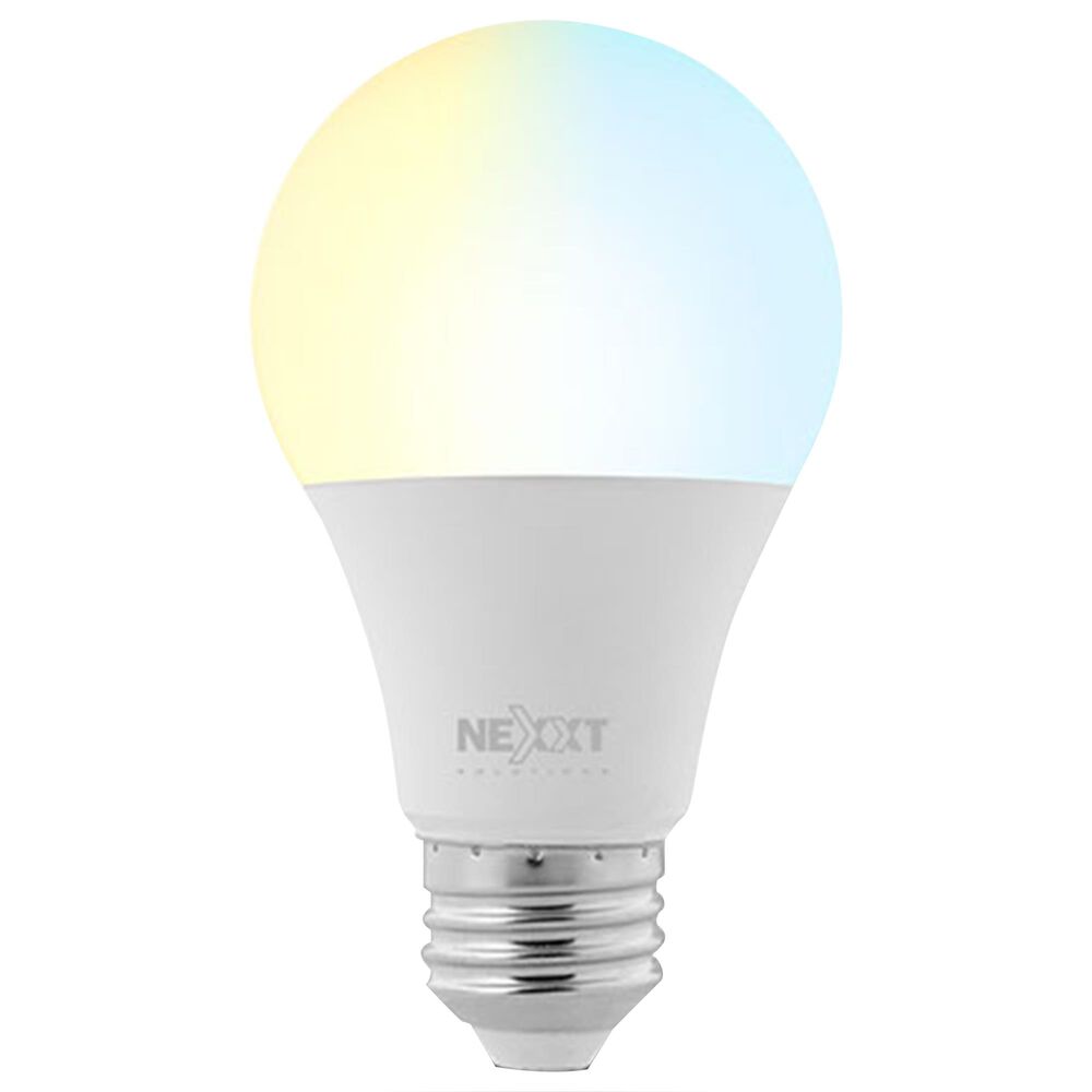 Nexxt Smart A19 Wifi Light Bulb in White, , large