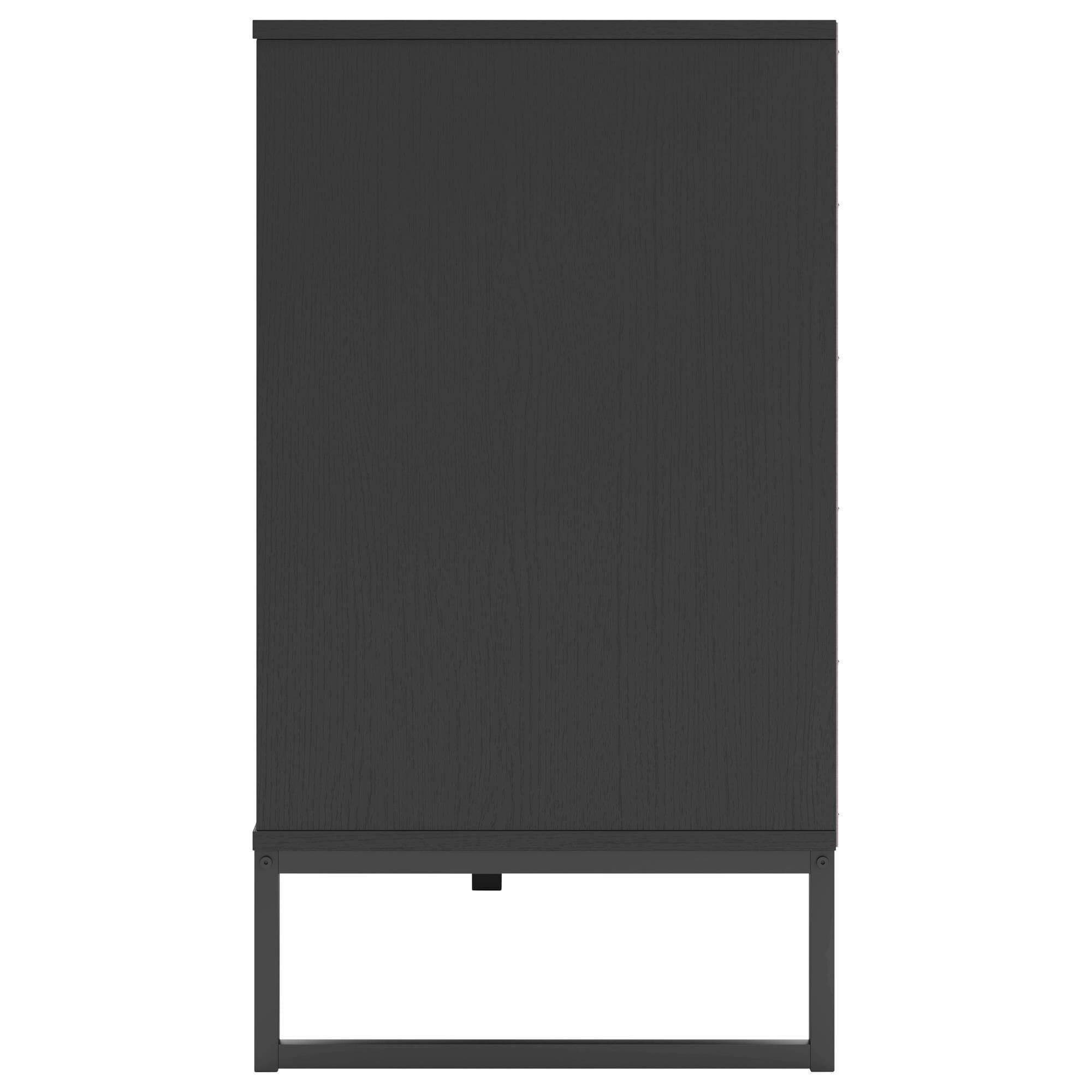 Ashley Socalle 6-Drawer Dresser in Matte Black