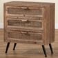 Baxton Studio Calida 3-Drawer Storage Cabinet in Whitewashed Natural Brown and Black, , large