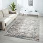 L&R Resources Allure Blue and Taupe 10" x 14" Area Rug, , large