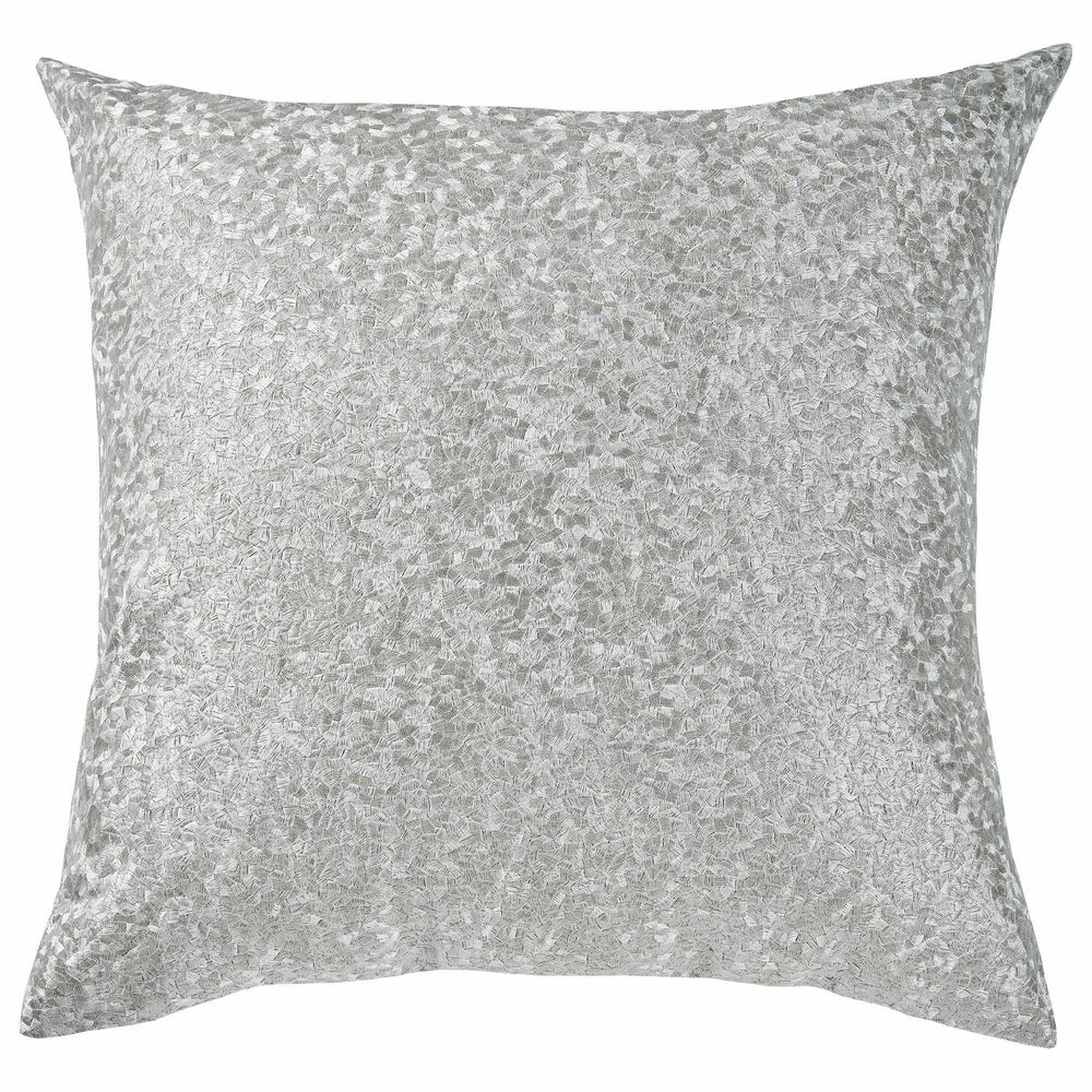 Ann Gish Diamond Dust 20" x 20" Square Throw Pillow in Pearl, , large