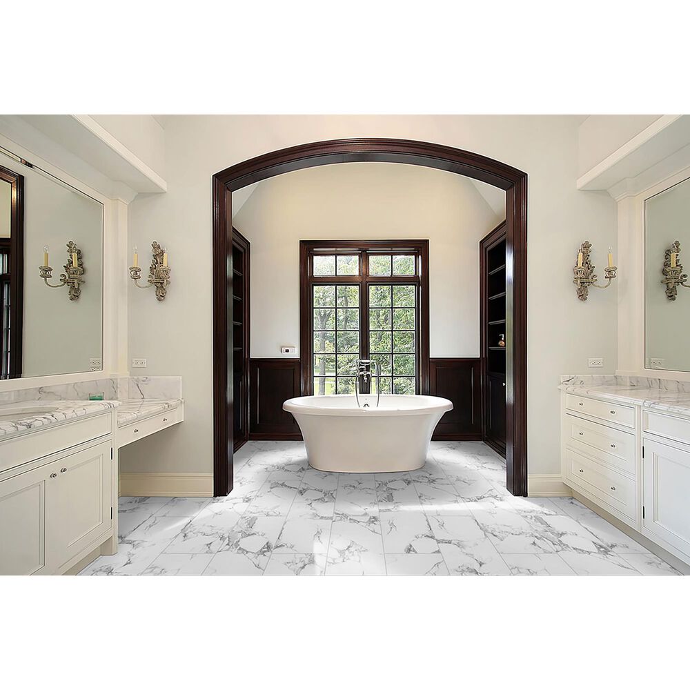 MS International Pietra Statuario Rectangle 12&quot; x 24&quot; Porcelain Tile, , large