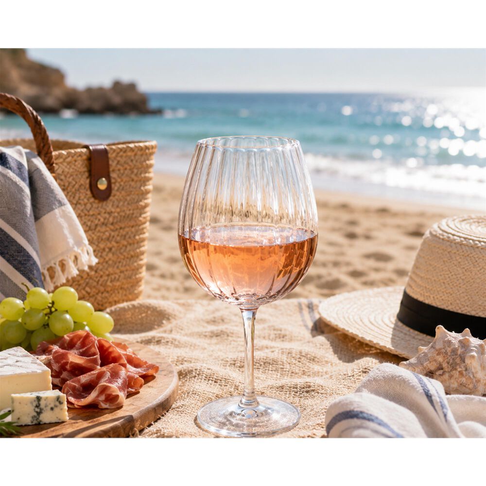 LeadingWare Linea 24 Oz Wine Glass in Clear, , large