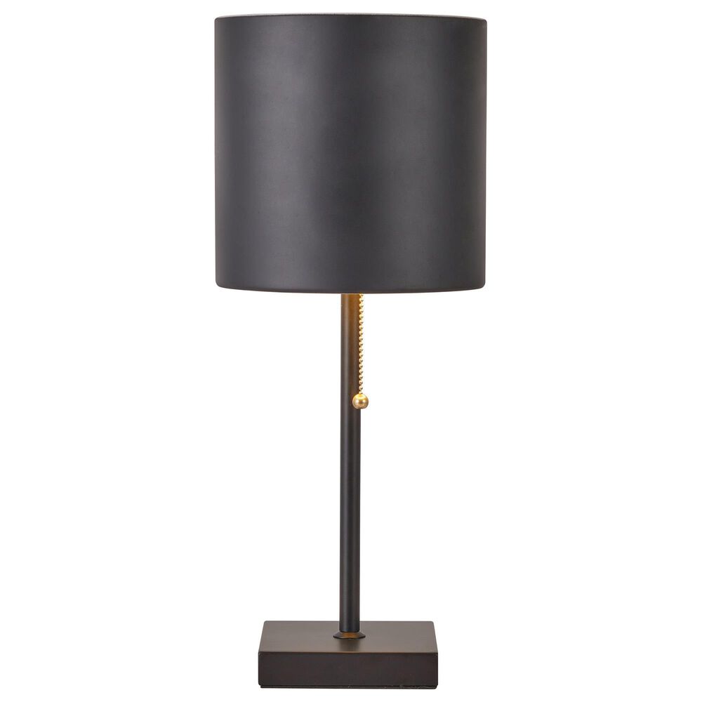 Anthony California 19" Table Lamp in Matte Black, , large