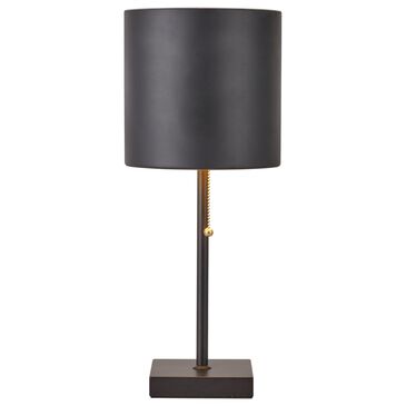 Anthony California 19" Table Lamp in Matte Black, , large