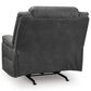 Ashley Status Check Manual Rocker Recliner in Shadow, , large