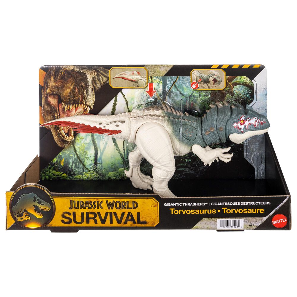 Jurassic World Gigantic Thrasher Torvosaur Action Figure, , large