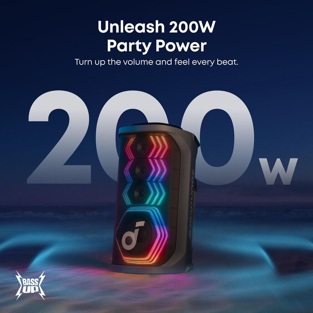 Anker Rave 3S AI Karaoke Party Speaker in Black, , large